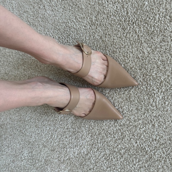 NORDSTROM Tammi Pointed Toe Pump (women) in Tan color - Picture 9 of 13